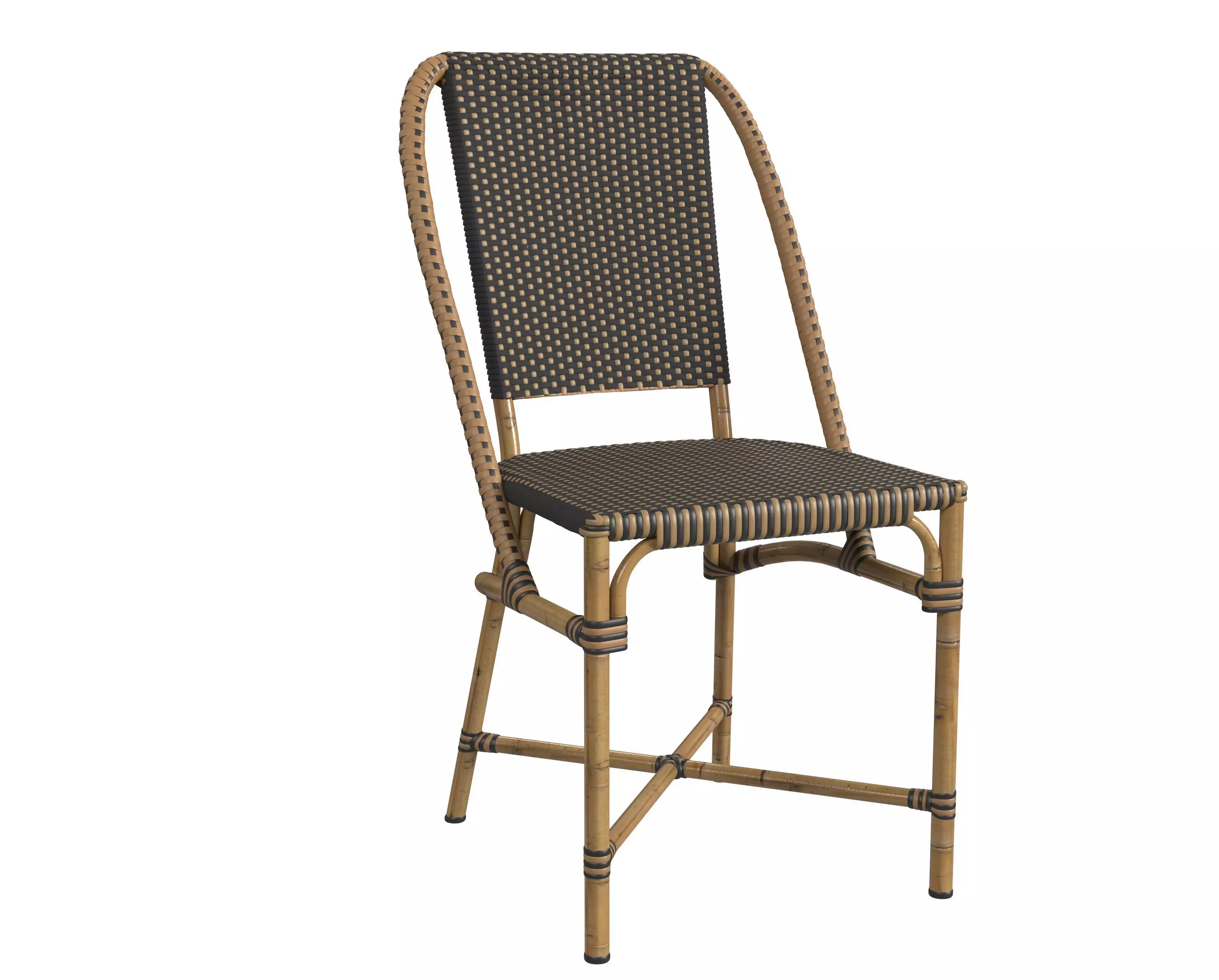 wicker chair 3D model