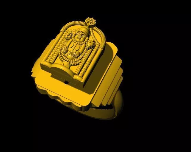 balaji ring 3dm file 3D print model_0