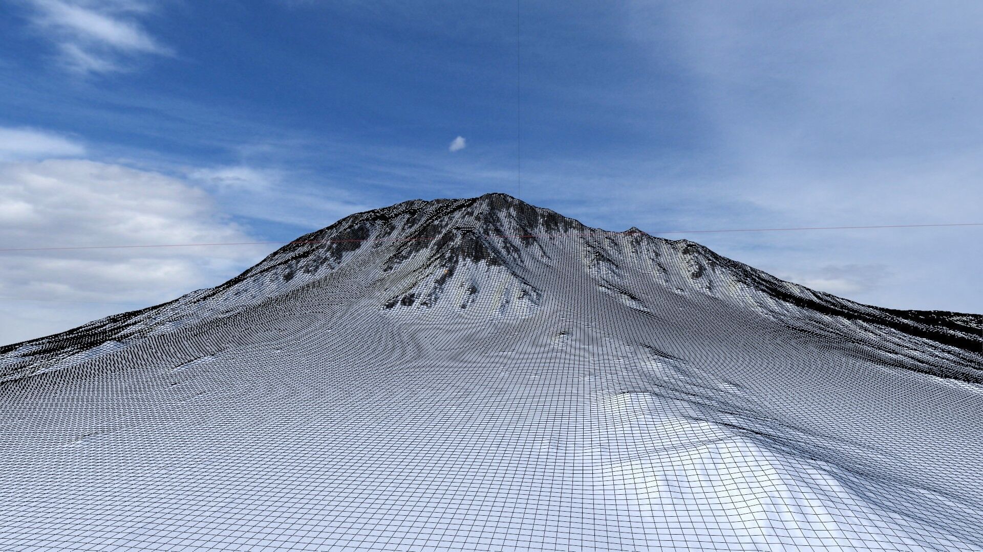 Snow Mountain 04 Low-poly 3D model_12