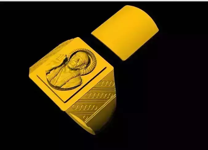 sai baba ring 3dm file 3D print model