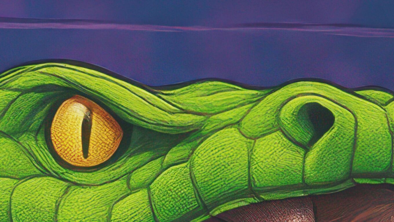 16K Base Color Texture Dog and Serpent Mural Ultra HD Texture Texture_18