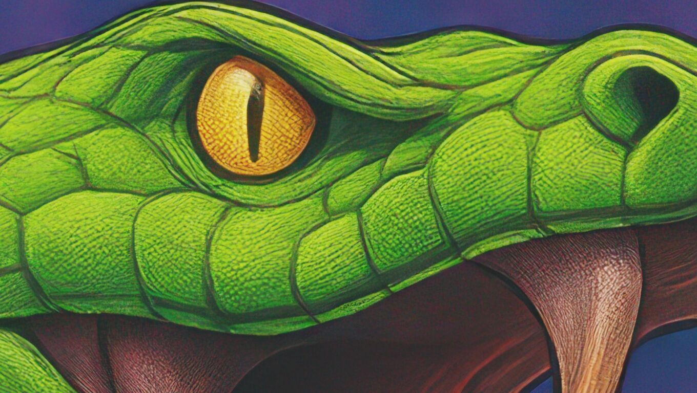 16K Base Color Texture Dog and Serpent Mural Ultra HD Texture Texture_10