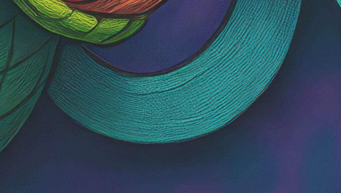 16K Base Color Texture Dog and Serpent Mural Ultra HD Texture Texture_17