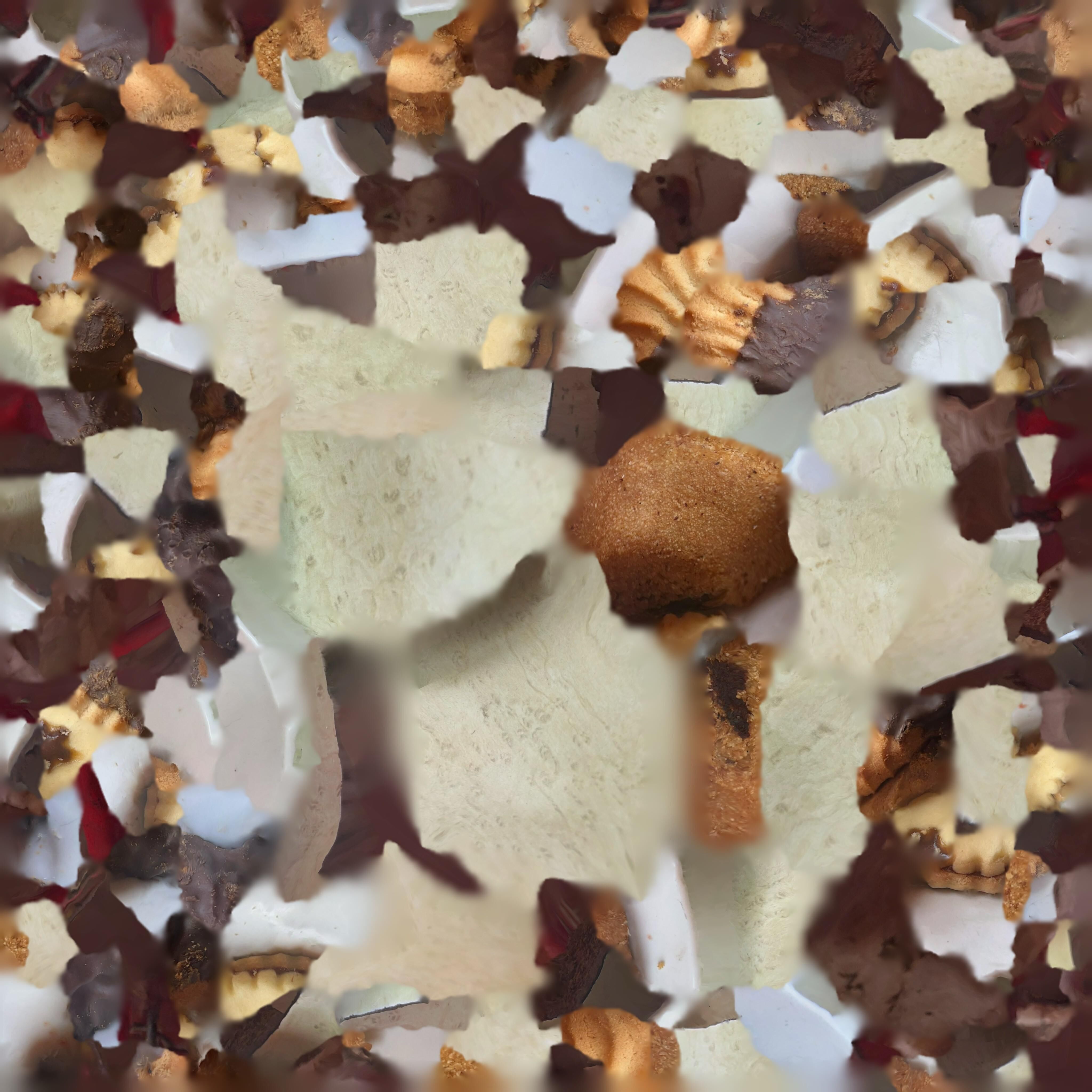 Realistic Plate of Cakes  Dessert Food 3D Model Low-poly 3D model_15