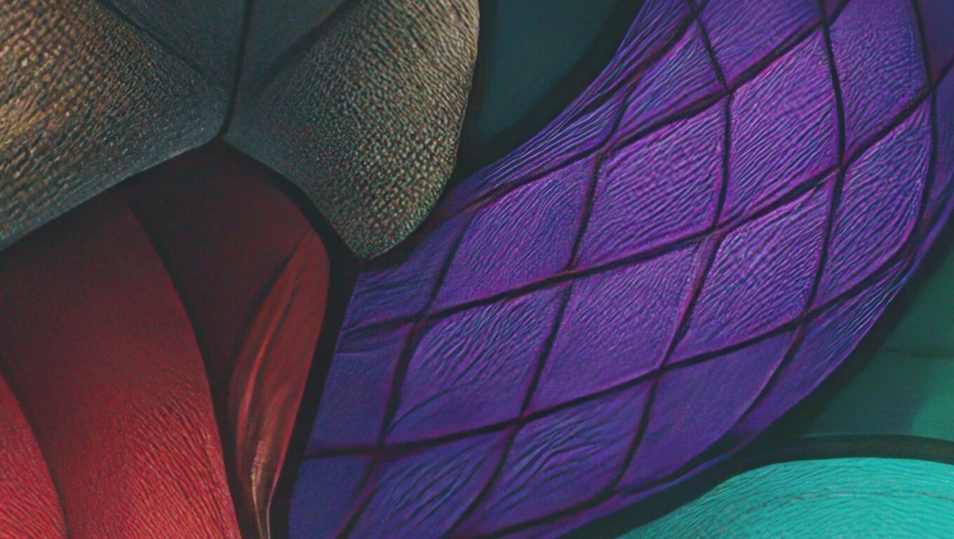 16K Base Color Texture Dog and Serpent Mural Ultra HD Texture_11