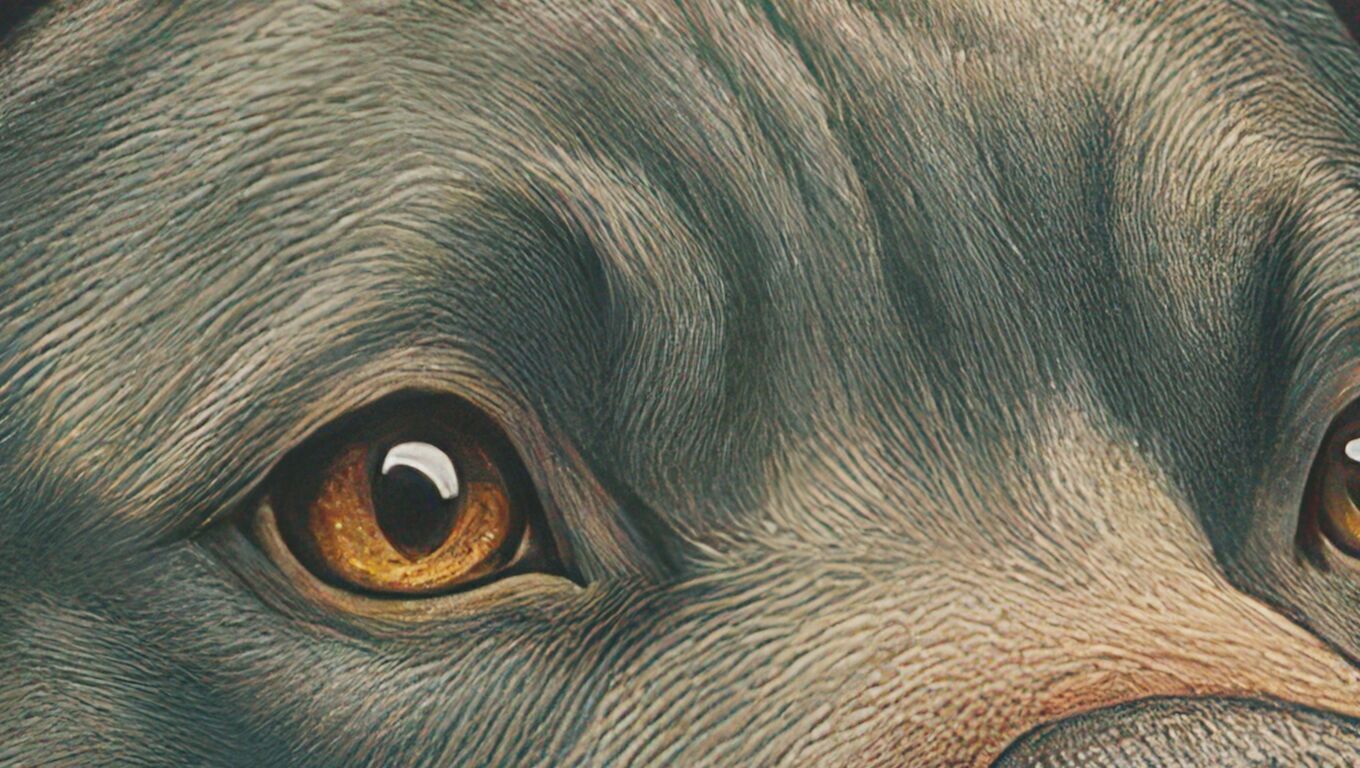 16K Base Color Texture Dog and Serpent Mural Ultra HD Texture_1