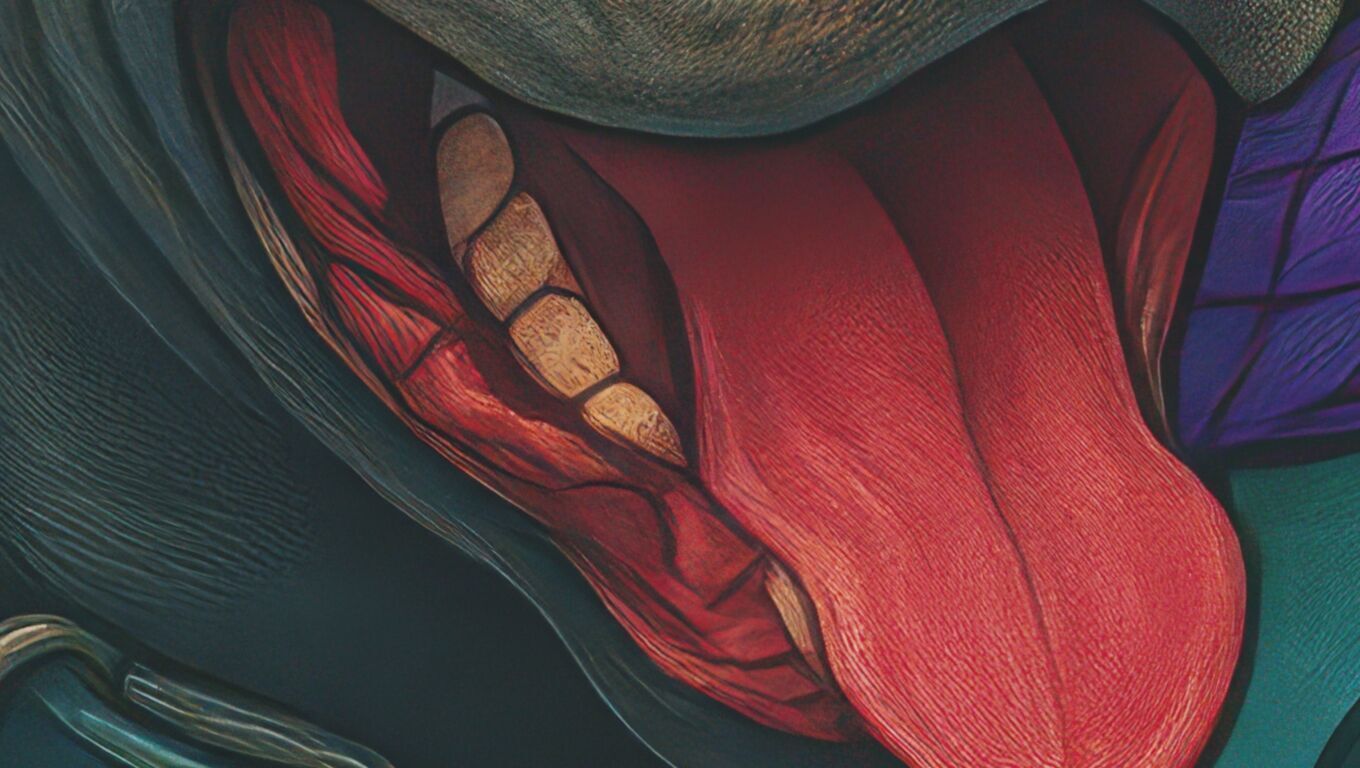 16K Base Color Texture Dog and Serpent Mural Ultra HD Texture_4