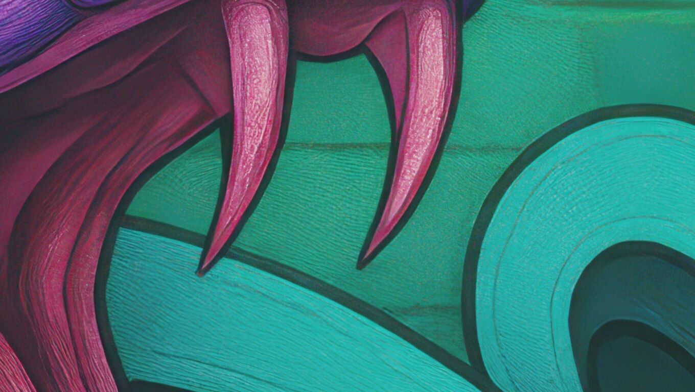 16K Base Color Texture Dog and Serpent Mural Ultra HD Texture_3