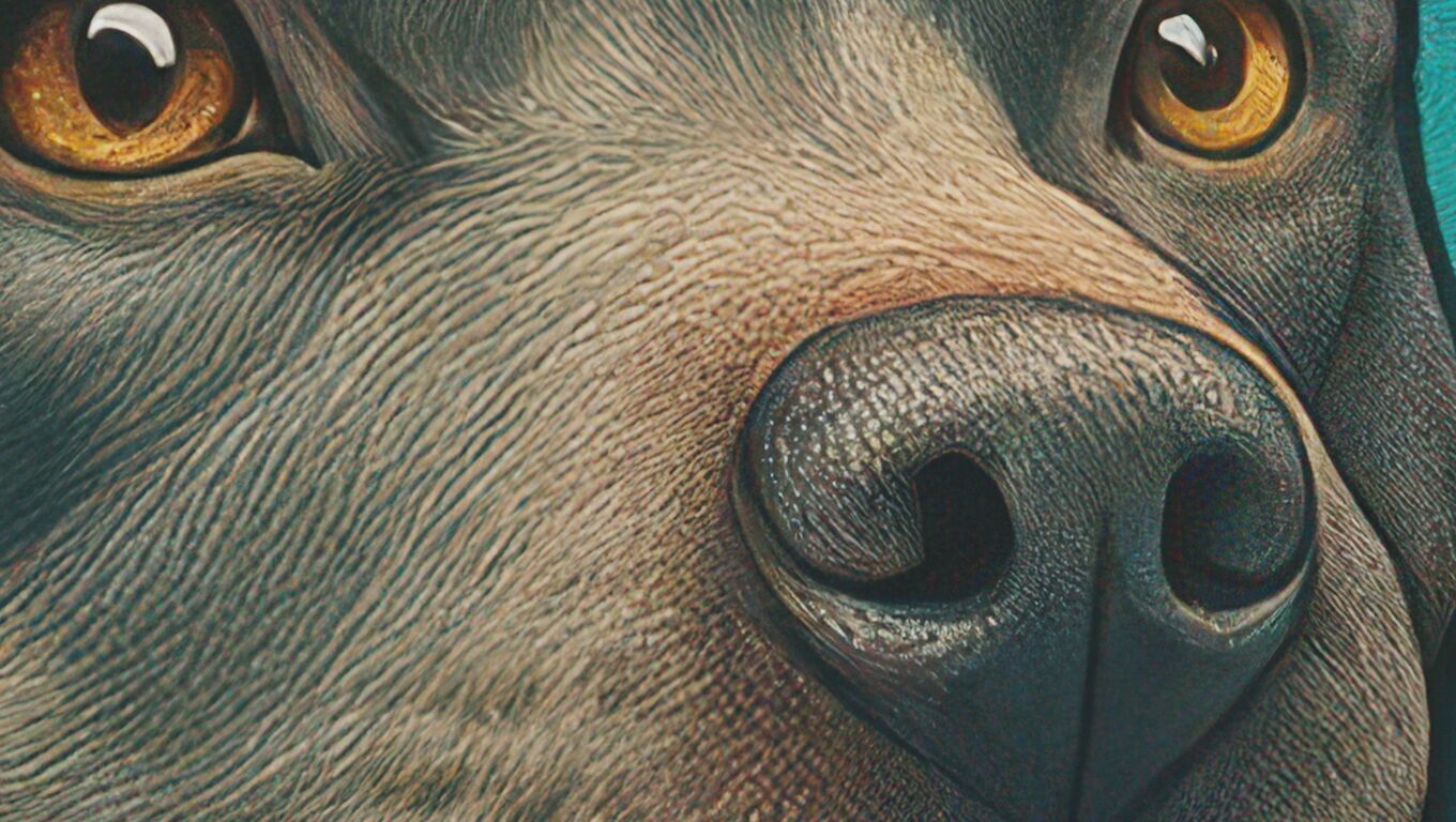 16K Base Color Texture Dog and Serpent Mural Ultra HD Texture_7