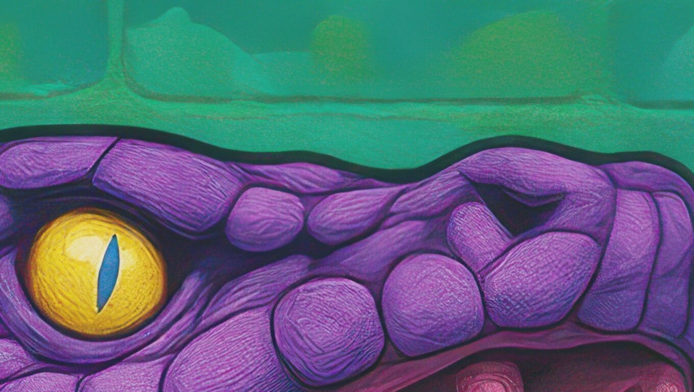 16K Base Color Texture Dog and Serpent Mural Ultra HD Texture_8