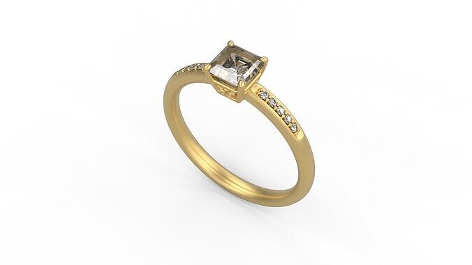 Women Solitaire 6433 3D print model