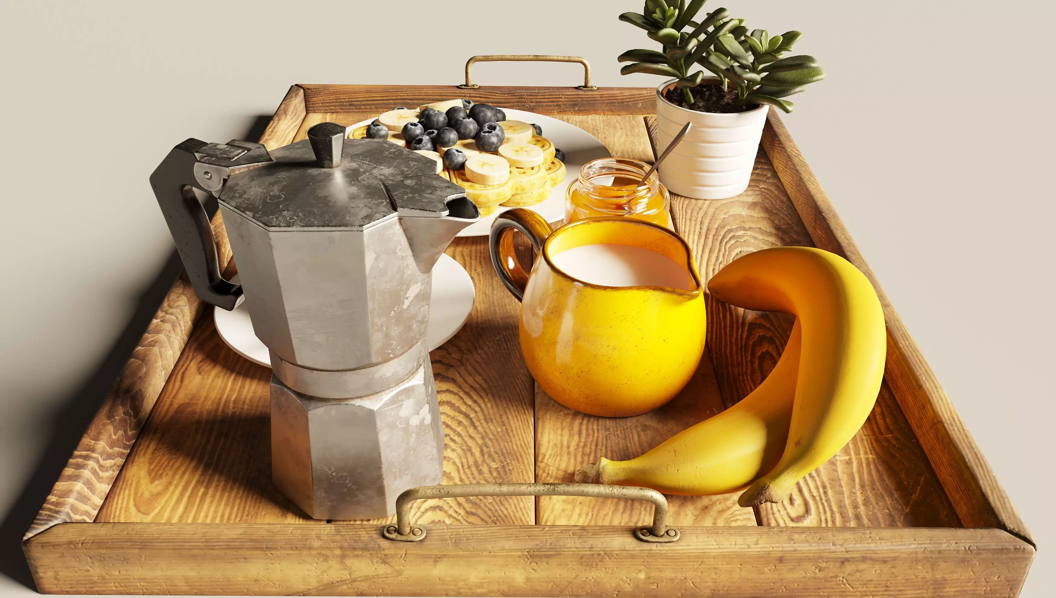 Breakfast Set 3D model