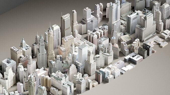 RSLND Architecture Set 2 3D model