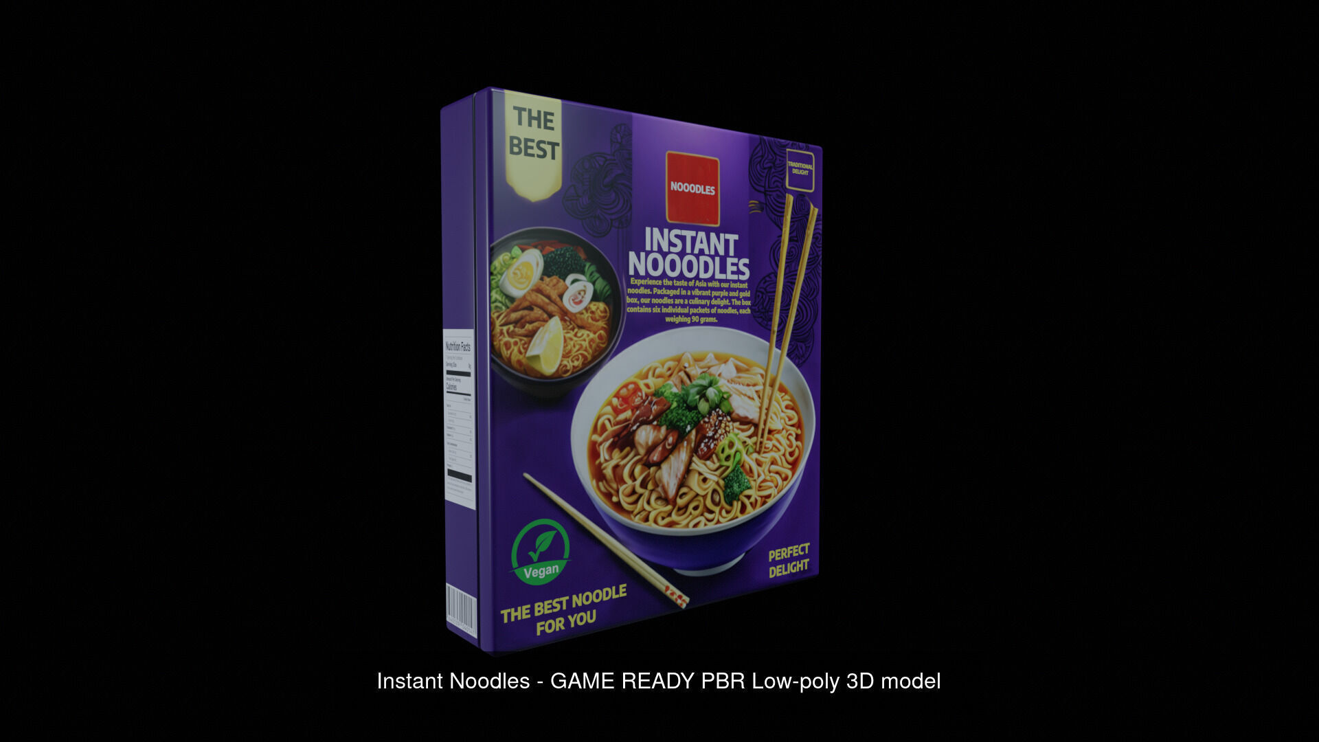 Instant Noodle - Ramen - 100 Different Texture Version 3D Model Collection_112