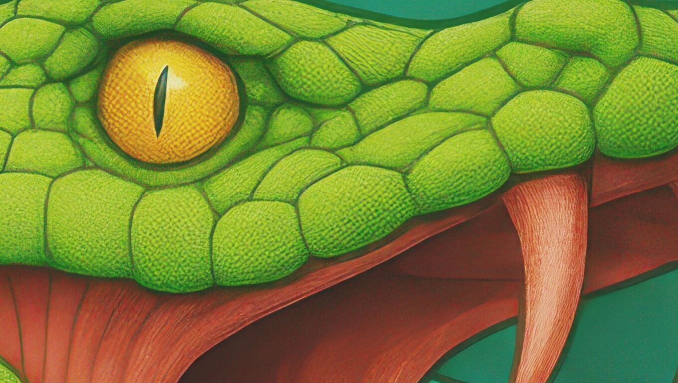 16K Base Color Texture Dog and Serpent Mural Ultra HD Texture_1