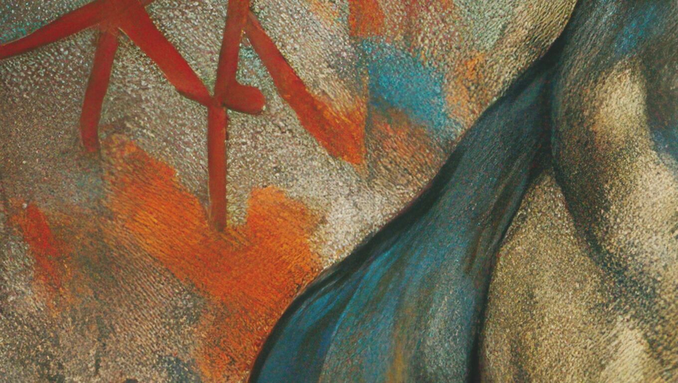 16K Base Color Texture Dog and Serpent Mural Ultra HD Texture_15