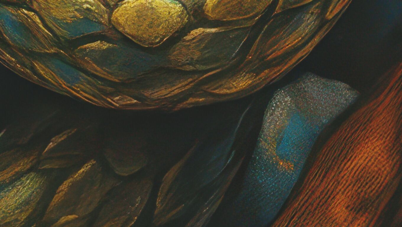 16K Base Color Texture Dog and Serpent Mural Ultra HD Texture_14