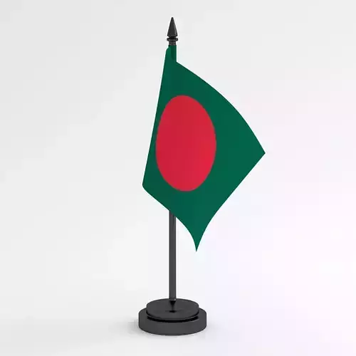 Table Flag Bangladesh 3D model