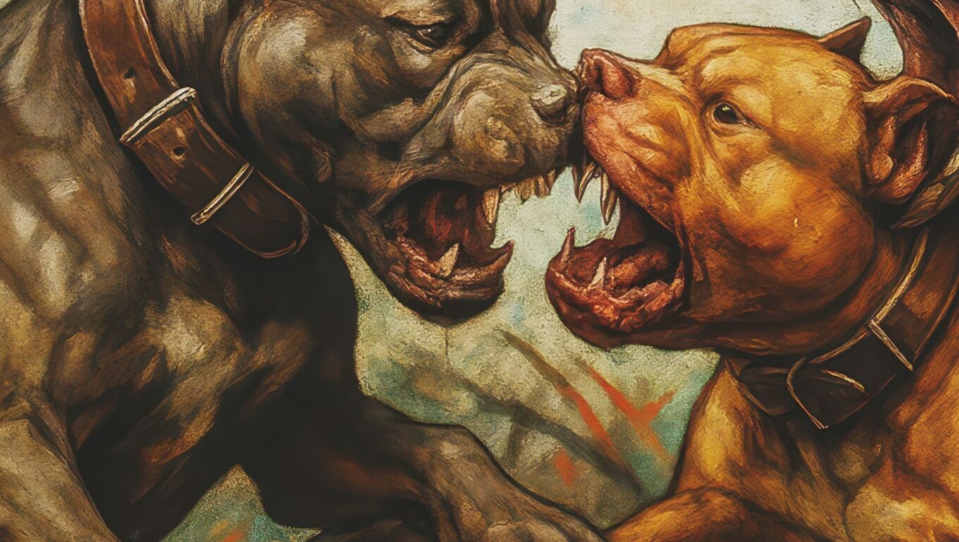 16K Base Color Texture Dog and Serpent Mural Ultra HD Texture_2