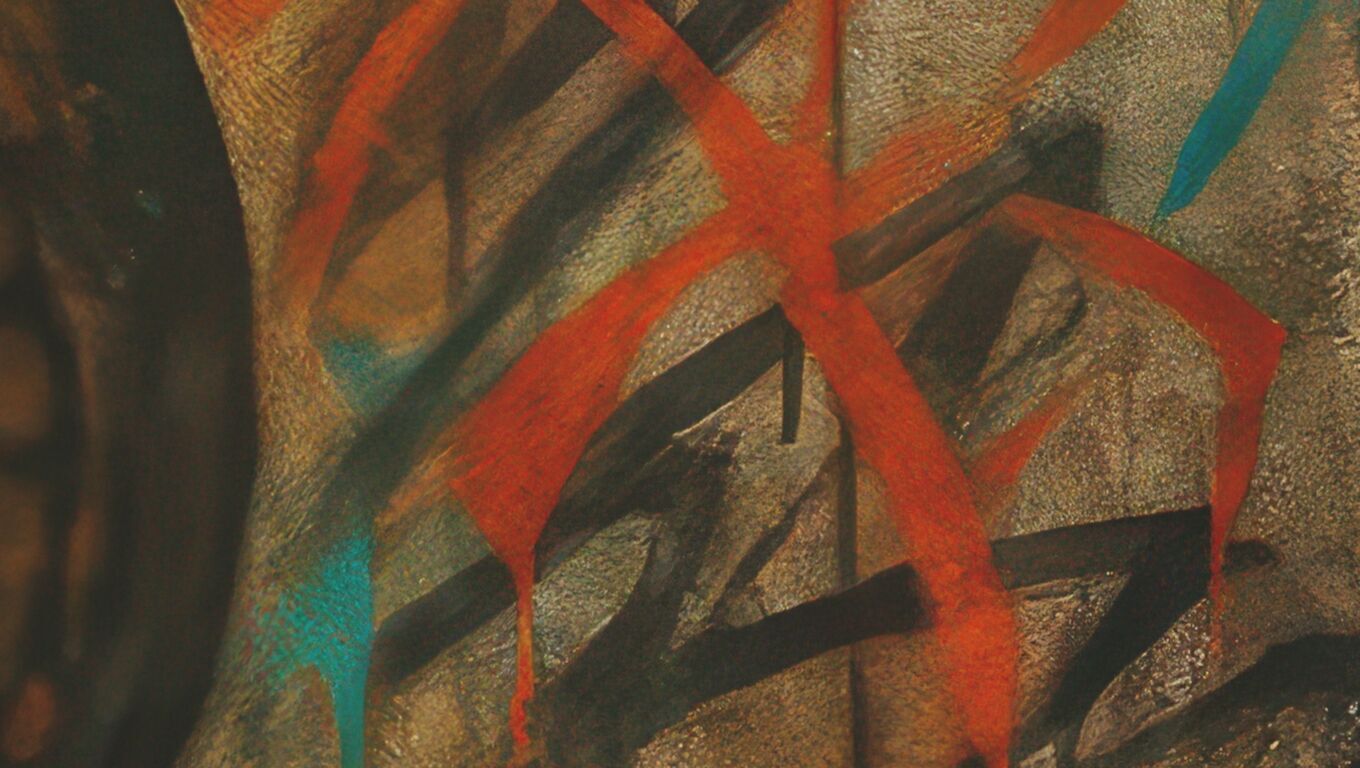 16K Base Color Texture Dog and Serpent Mural Ultra HD Texture_17