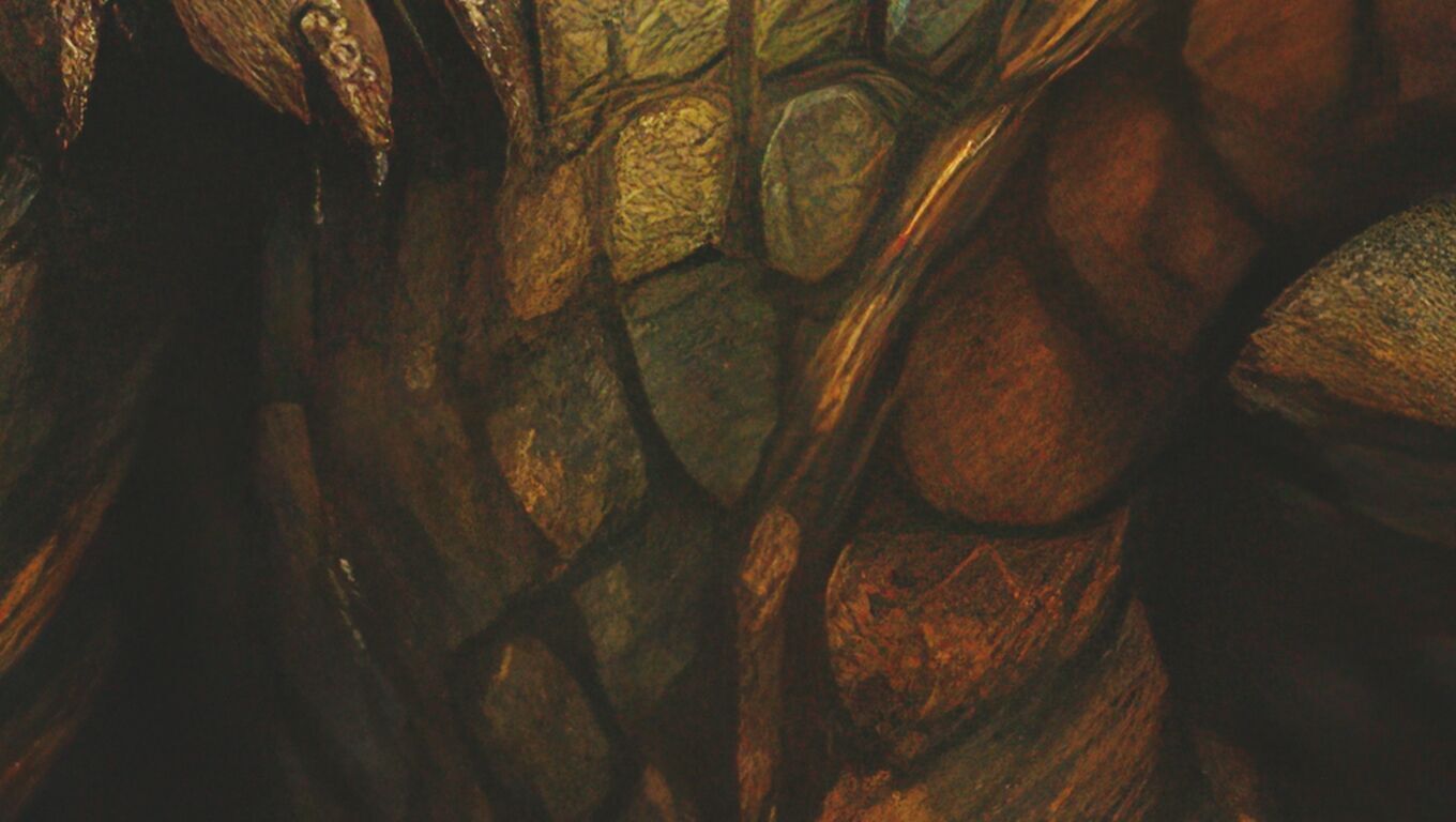 16K Base Color Texture Dog and Serpent Mural Ultra HD Texture_15