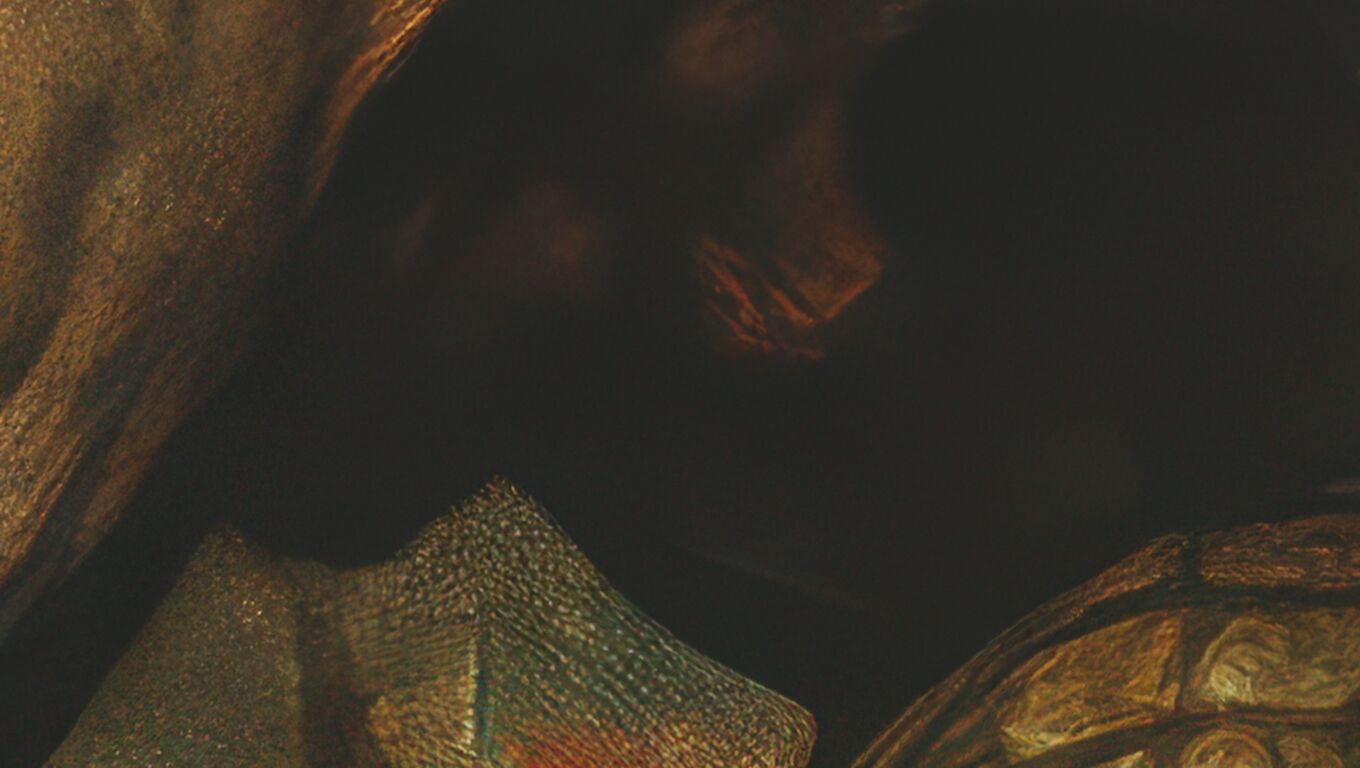 16K Base Color Texture Dog and Serpent Mural Ultra HD Texture_13