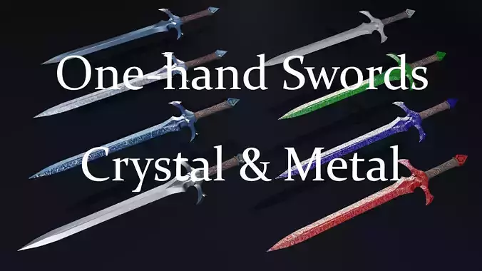 One Hand Sword Pack  8 in 1 