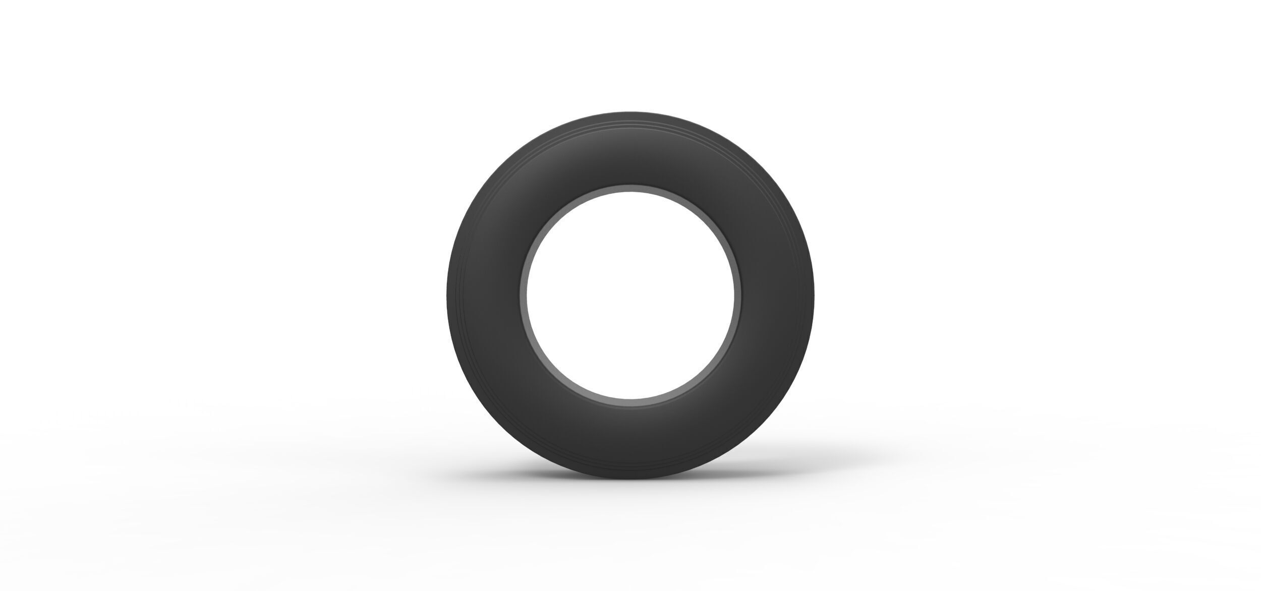 Tractor front tire 3 Scale 1 to 25 3D print model_4