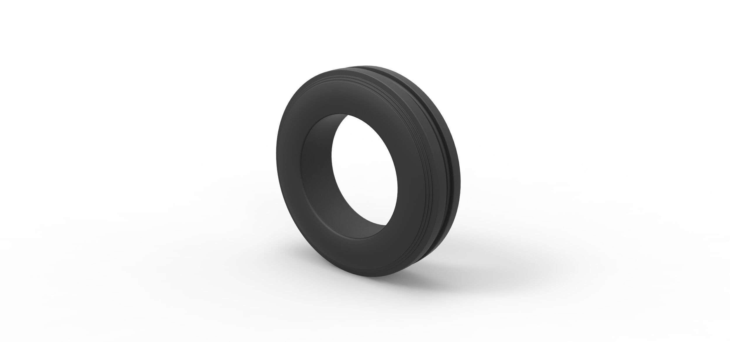 Tractor front tire 3 Scale 1 to 25 3D print model_6