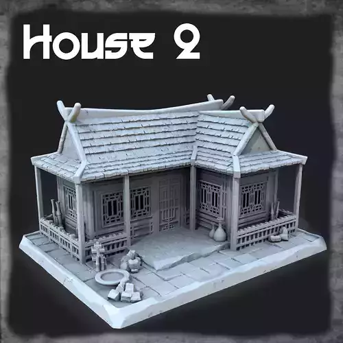 Japanese house 3D print model