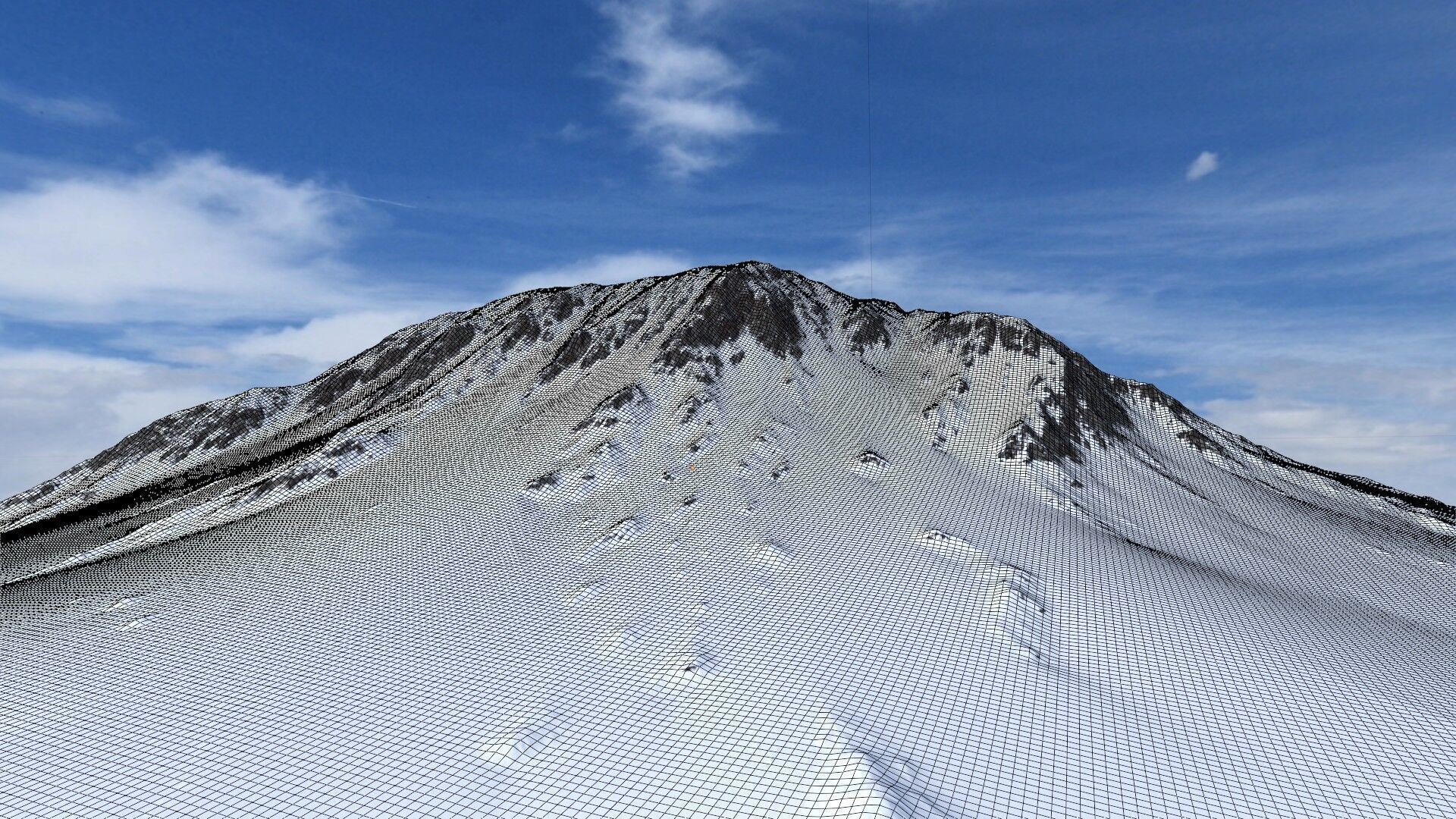 Snow Mountain 05 Low-poly 3D model_12