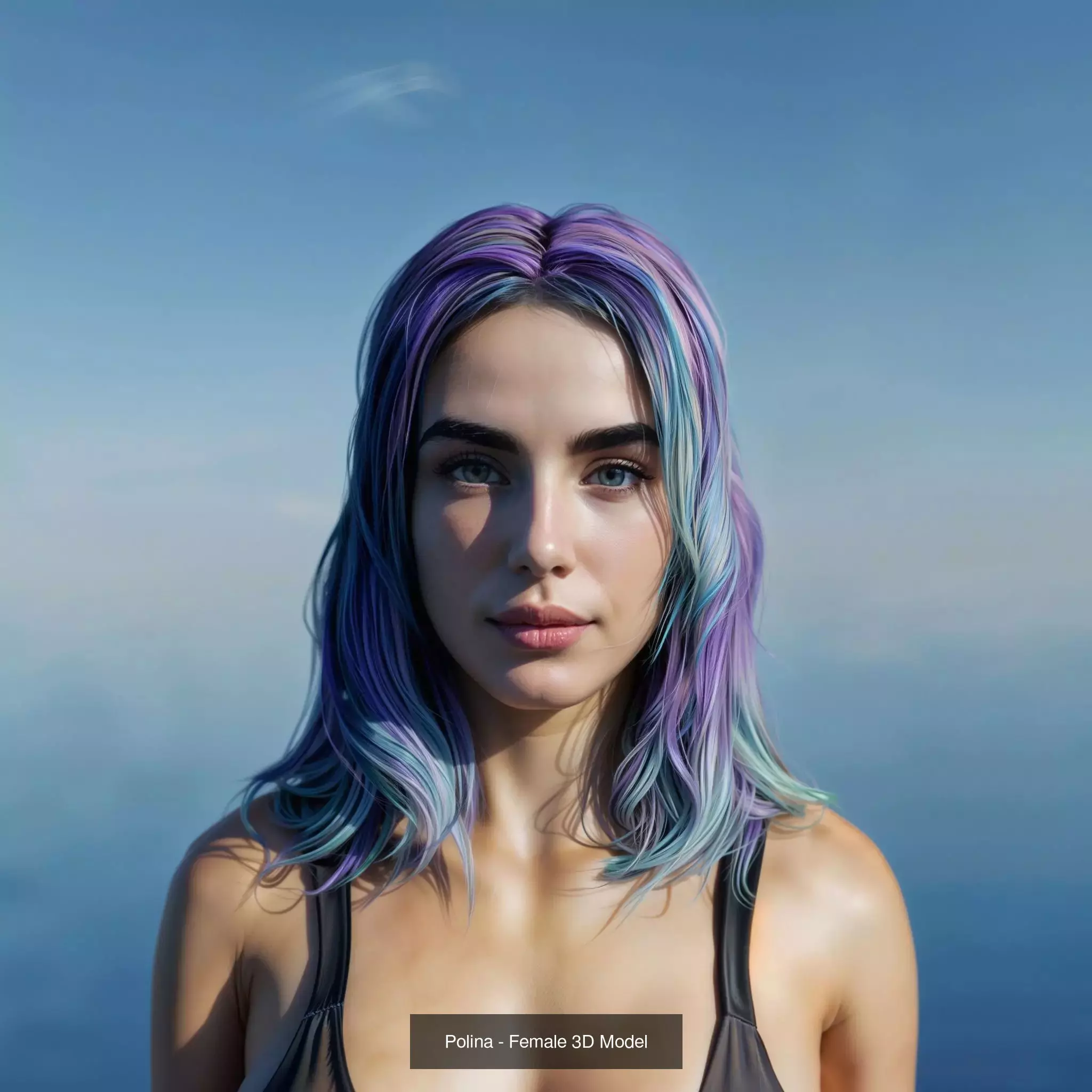 Woman Realistic  3D Model Collection_14