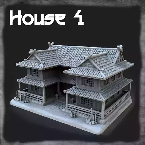 Japanese house 3D print model
