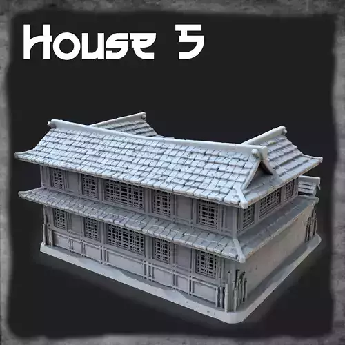 Japanese house 3D print model