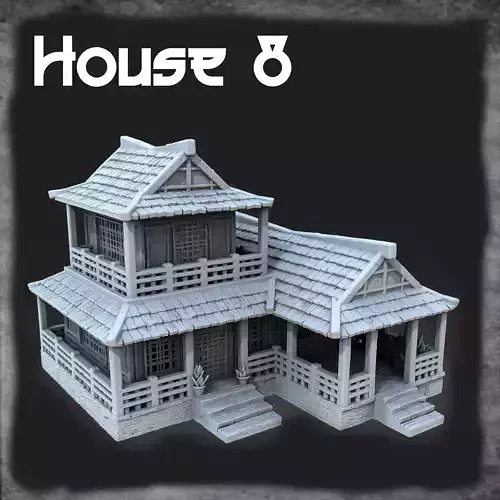 Japanese house 3D print model