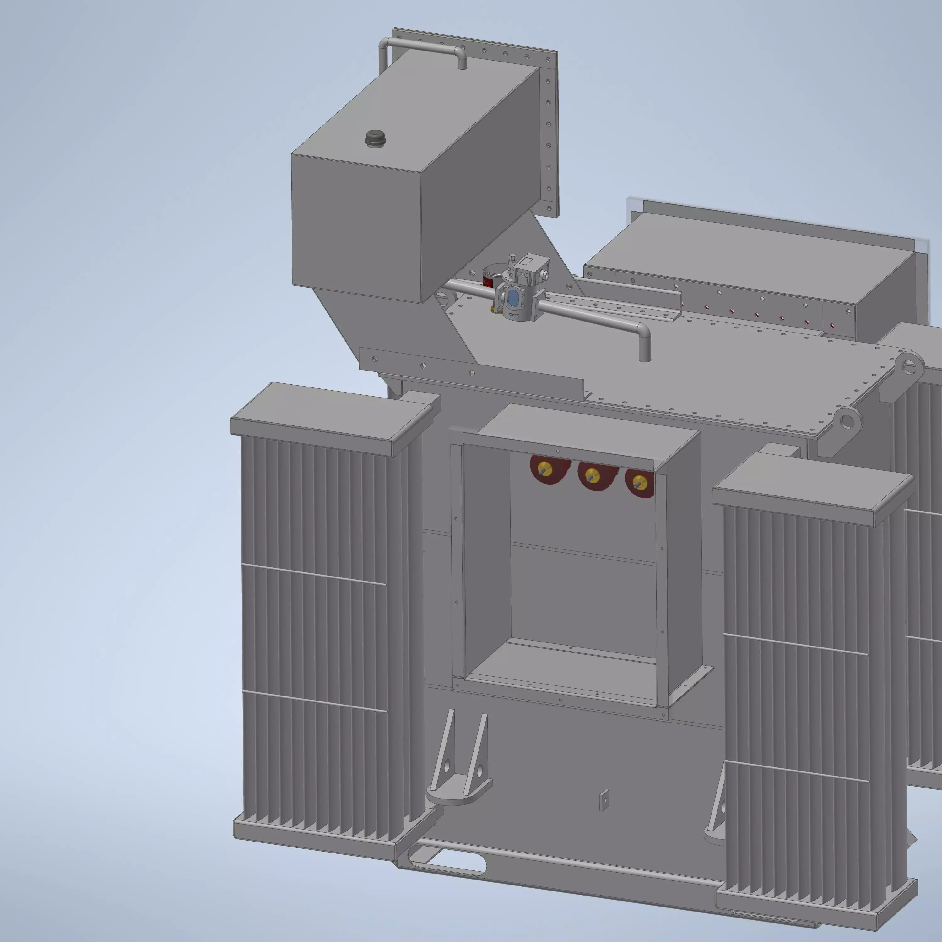 1000KVA 11000-380V ONAN Dyn11TRANSFORMER 3D model_0