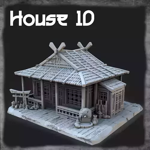 Japanese house 3D print model