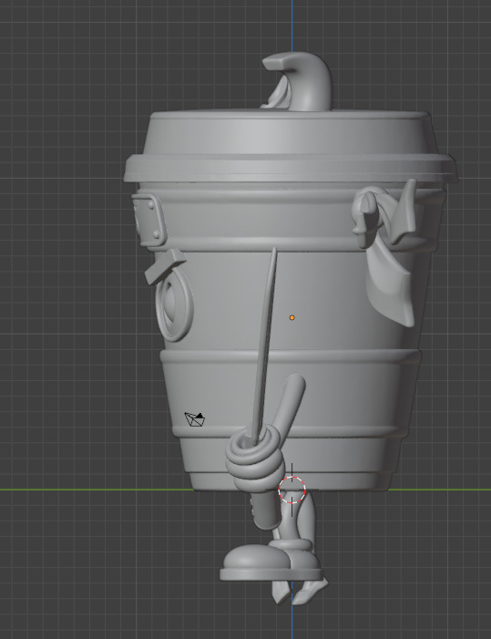 Ballerina and Assassino Cappuccino 3D print model_3