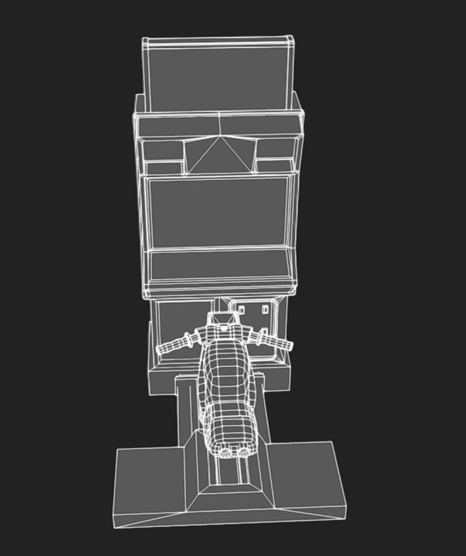 Arcade Machine 07 Low-poly 3D model_8