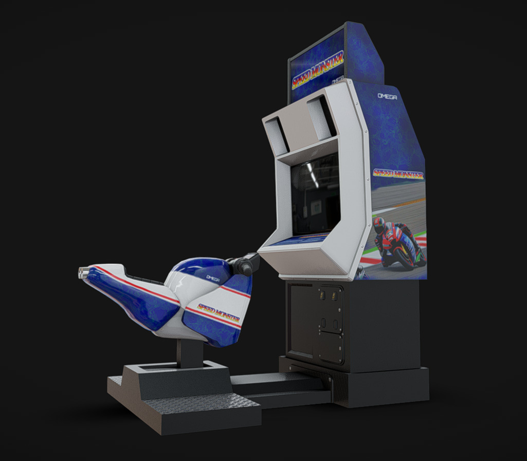 Arcade Machine 07 Low-poly 3D model_5