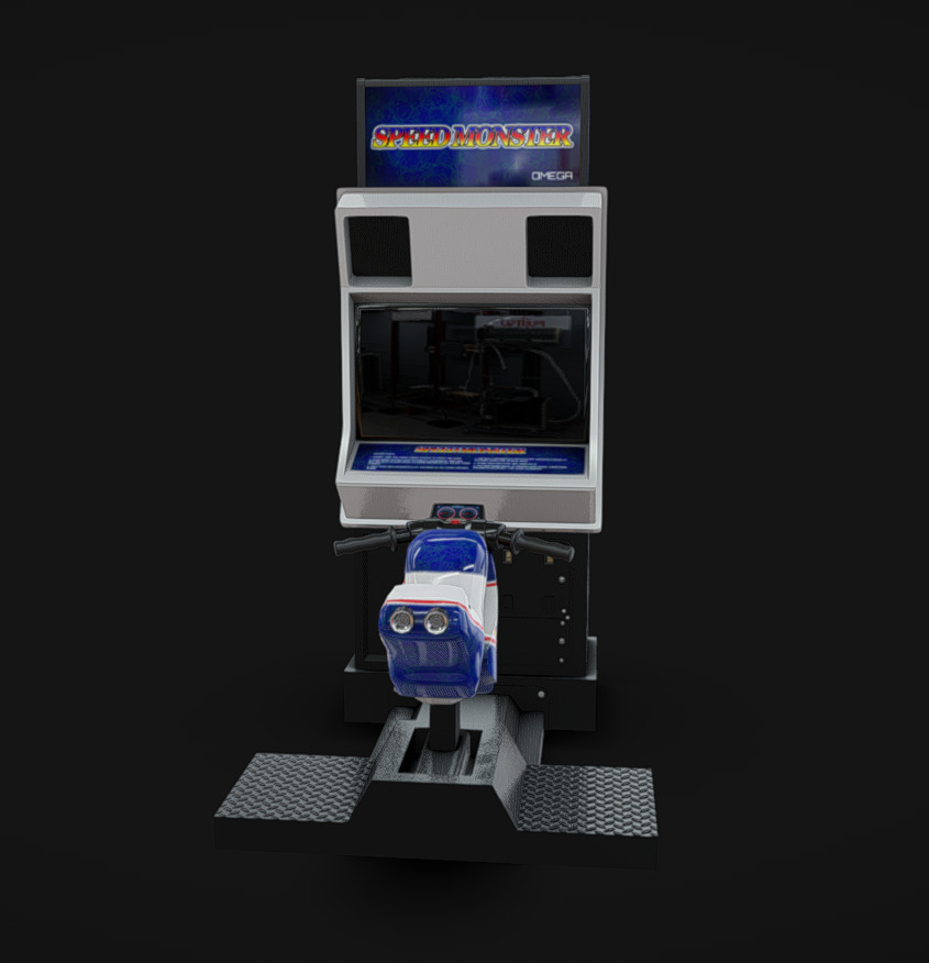 Arcade Machine 07 Low-poly 3D model_4