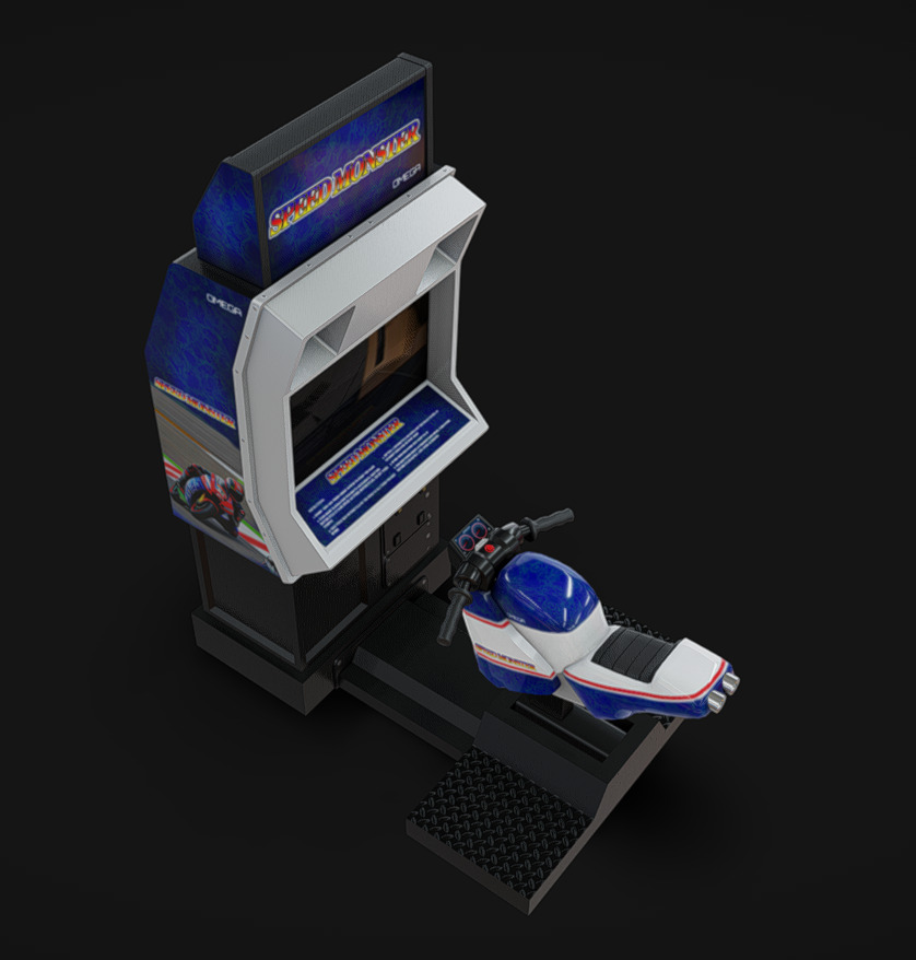 Arcade Machine 07 Low-poly 3D model_3