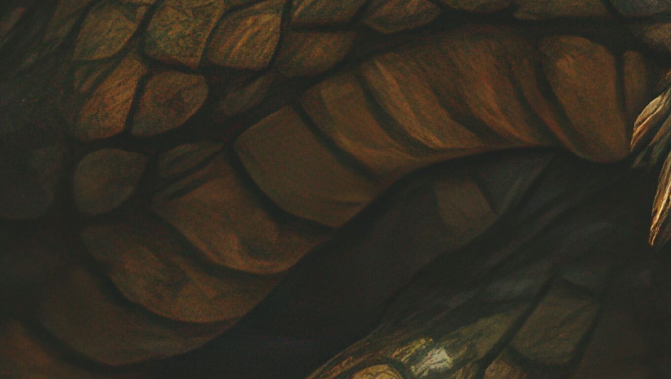 16K Base Color Texture Dog and Serpent Mural Ultra HD  Texture_17