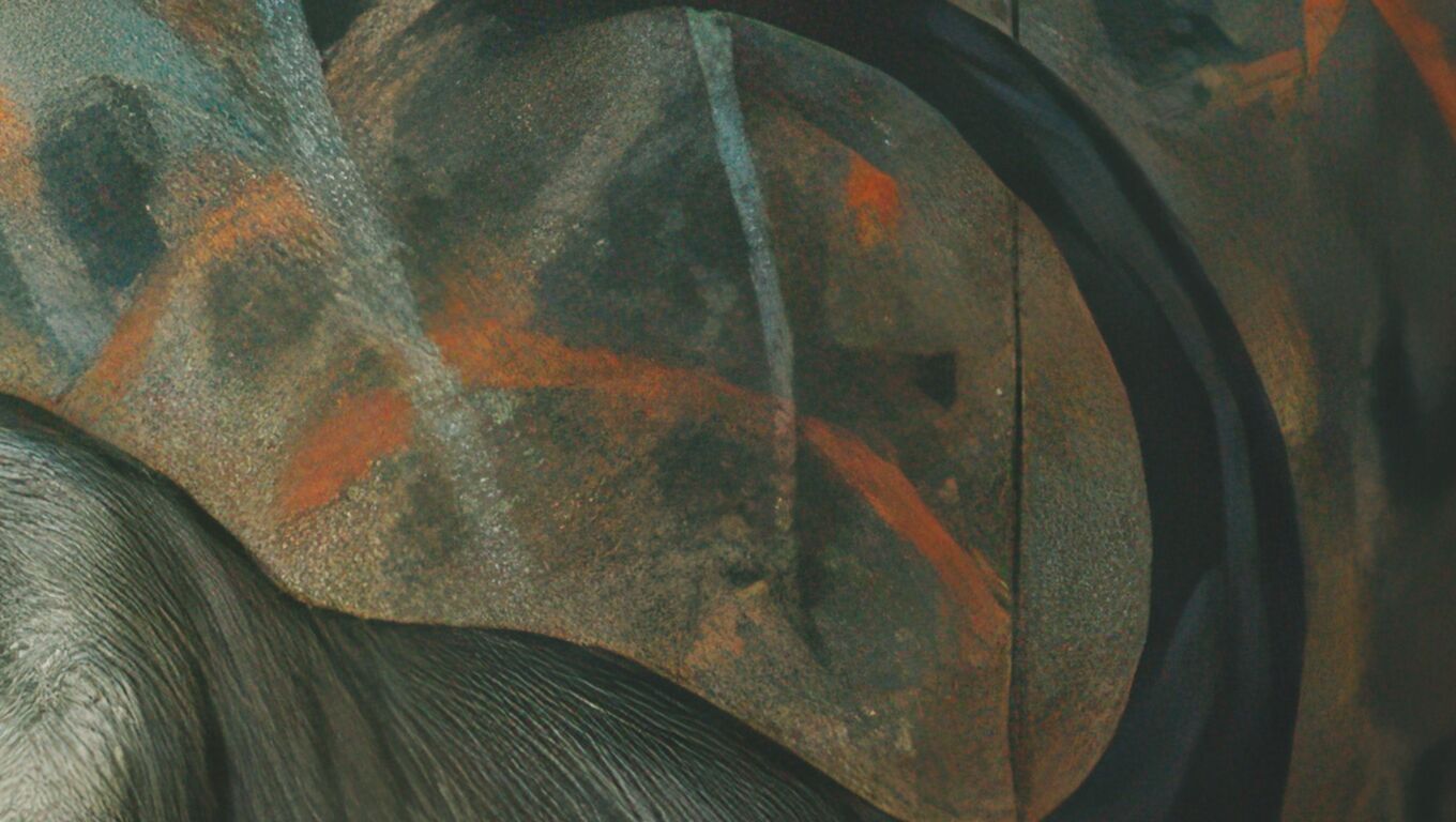 16K Base Color Texture Dog and Serpent Mural Ultra HD  Texture_11