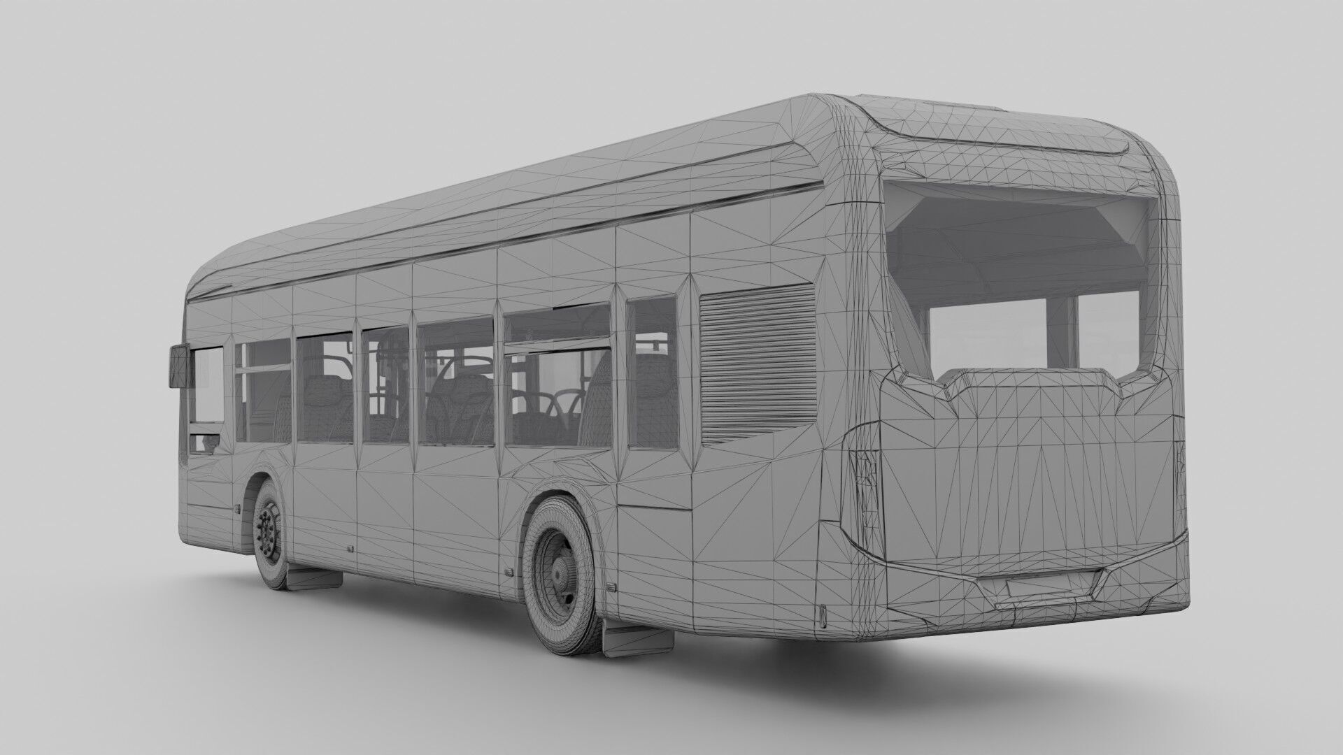 Mercedes eCitaro 2019 MID-POLY 3D model_14