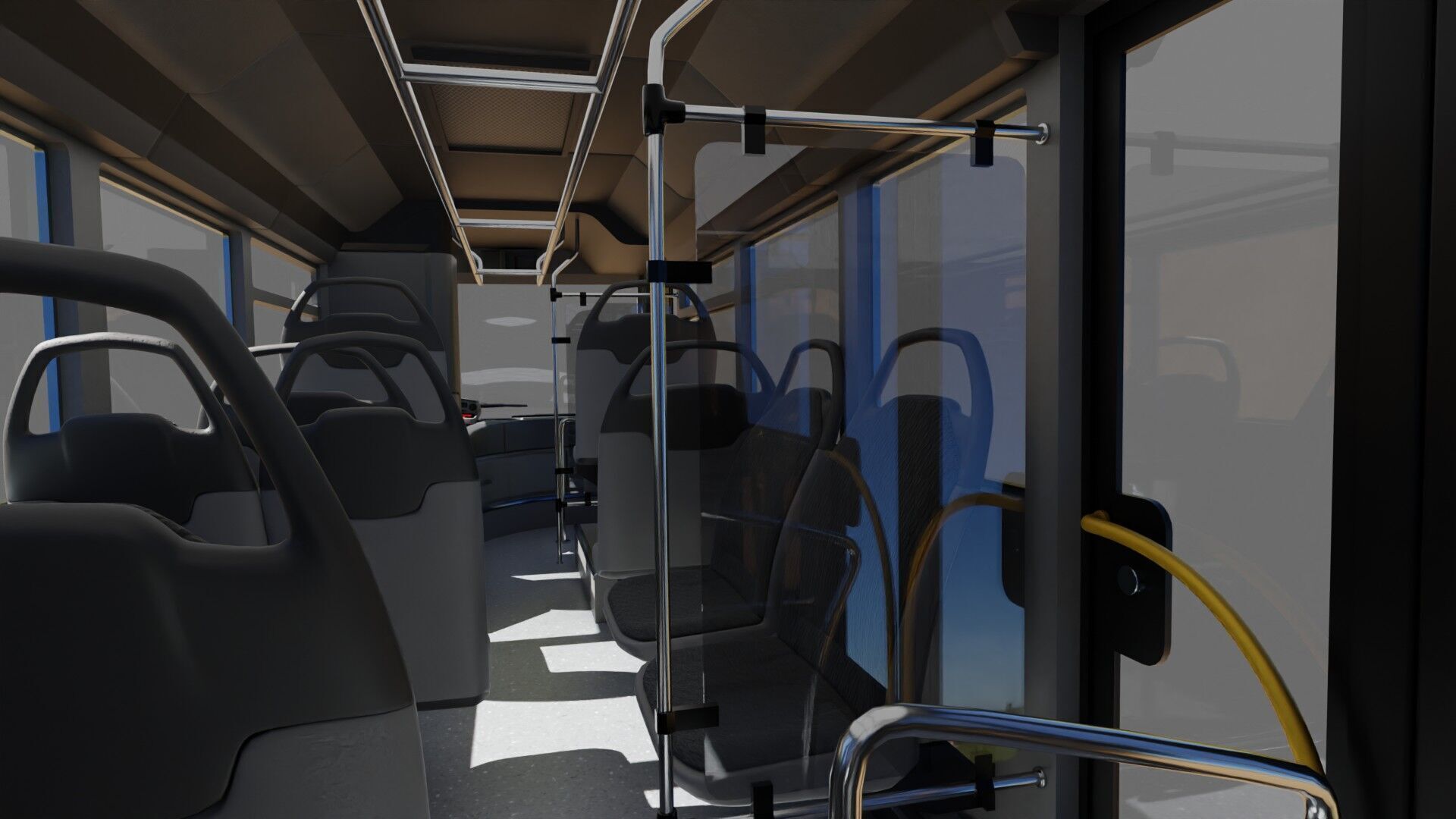 Mercedes eCitaro 2019 MID-POLY 3D model_8