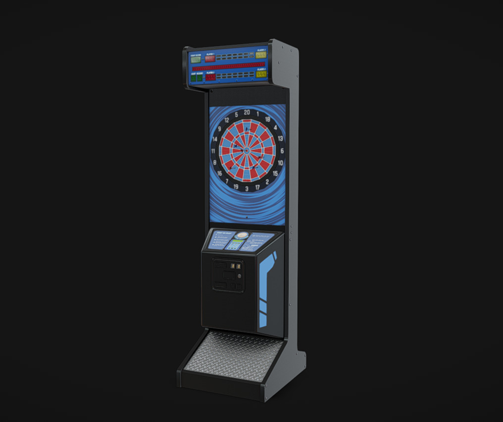 Arcade Machine 10 Low-poly 3D model_1