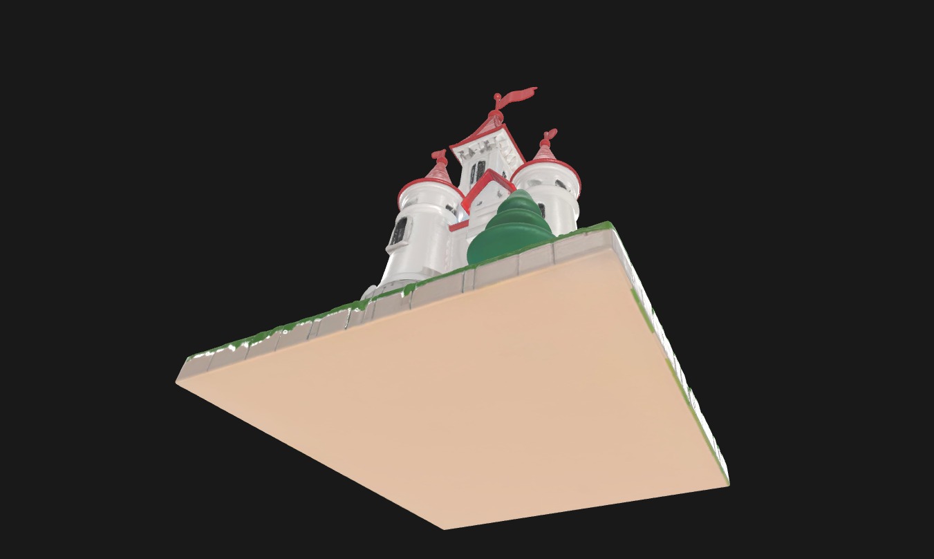 Low Poly Cake Castle Model for 3D Projects Low-poly 3D model_26