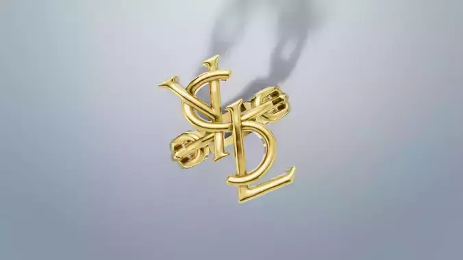 Ring YsL 3D print model C 52