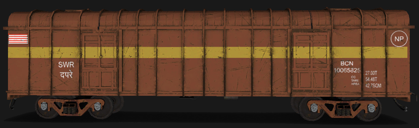 Blender Crafted BCNA Wagon  Realistic  Animated Simulator Ready 3D model_3